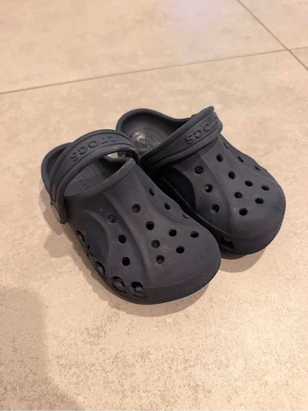 CROCS 10 size Kids Navy Clog Sandals boys girls